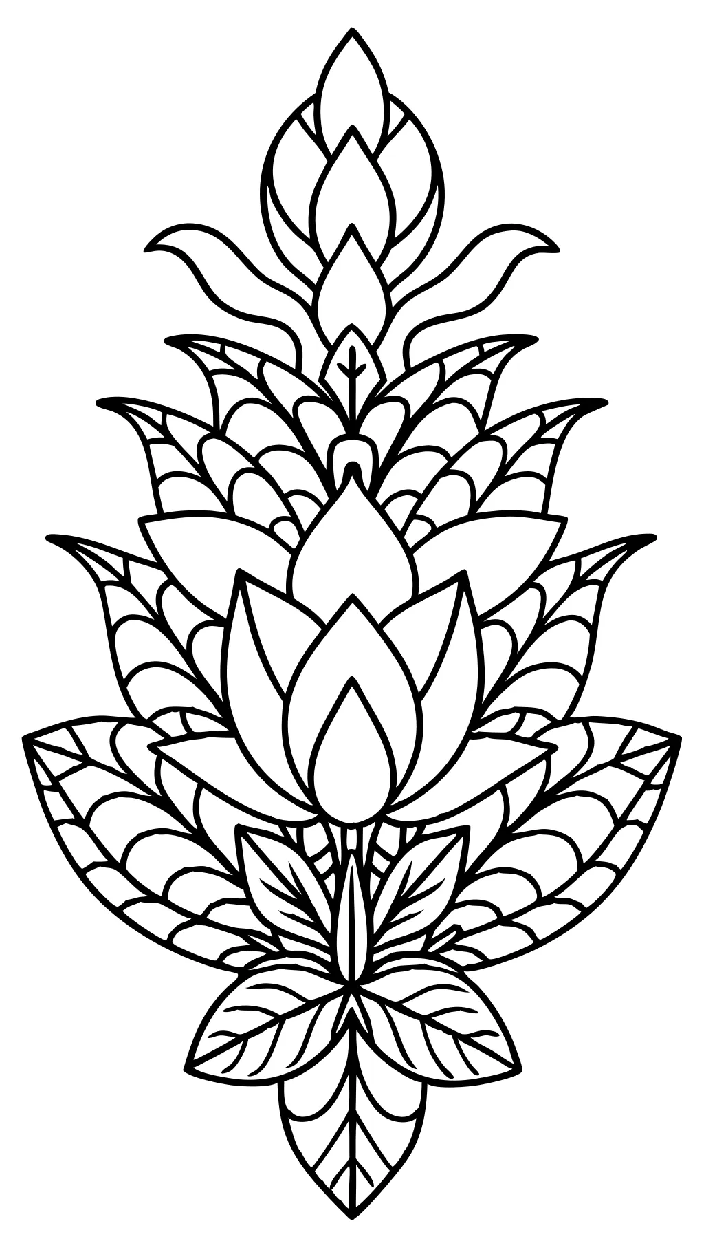 plant coloring pages for adults